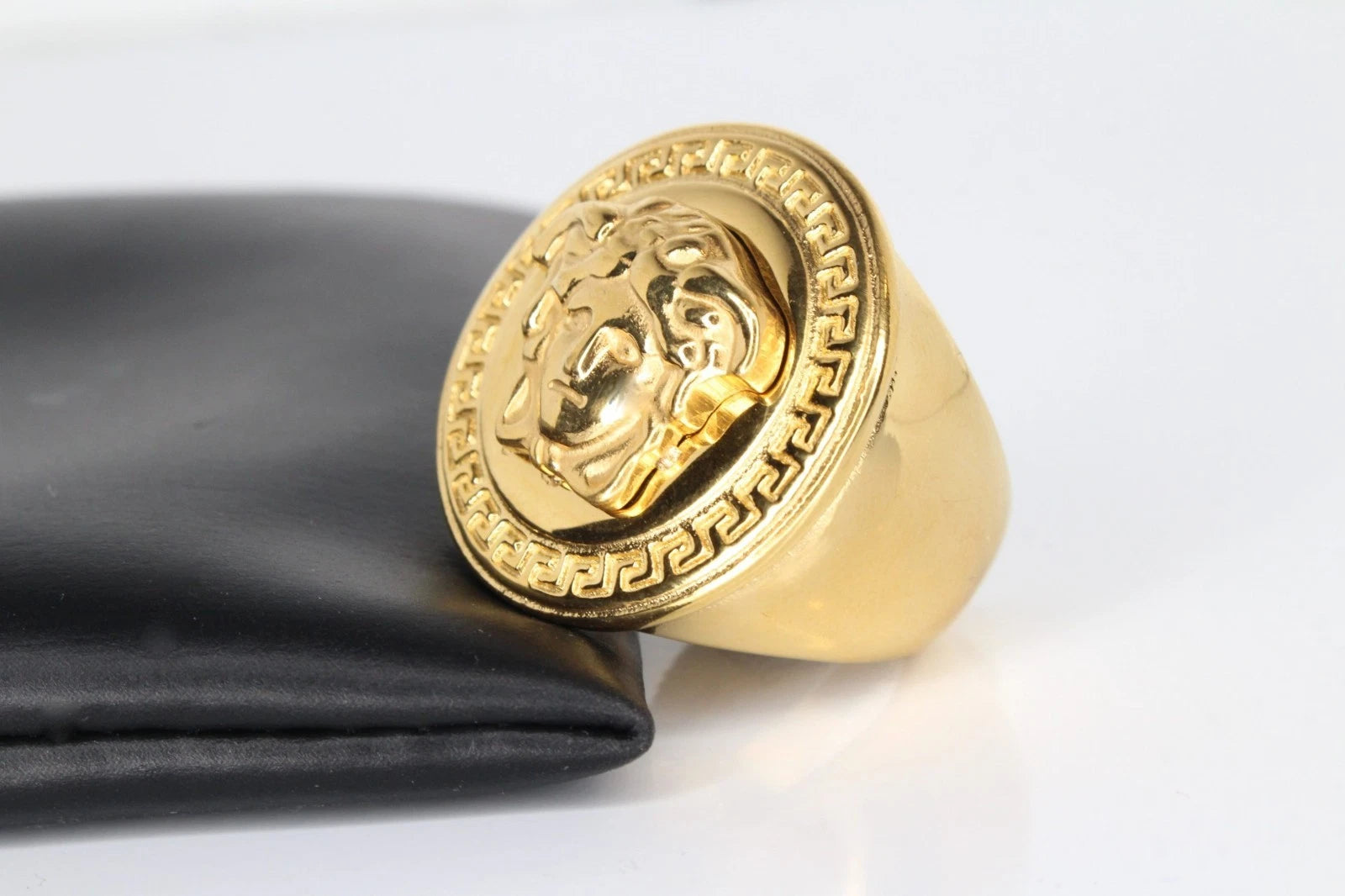 XXL Medusa MASSIVE Statement Piece Ring Ultra Heavy- Gold