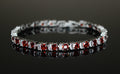 4mm Tennis Chain 12.5ct Lab Sim VVS1 Diamond Bracelet - RED