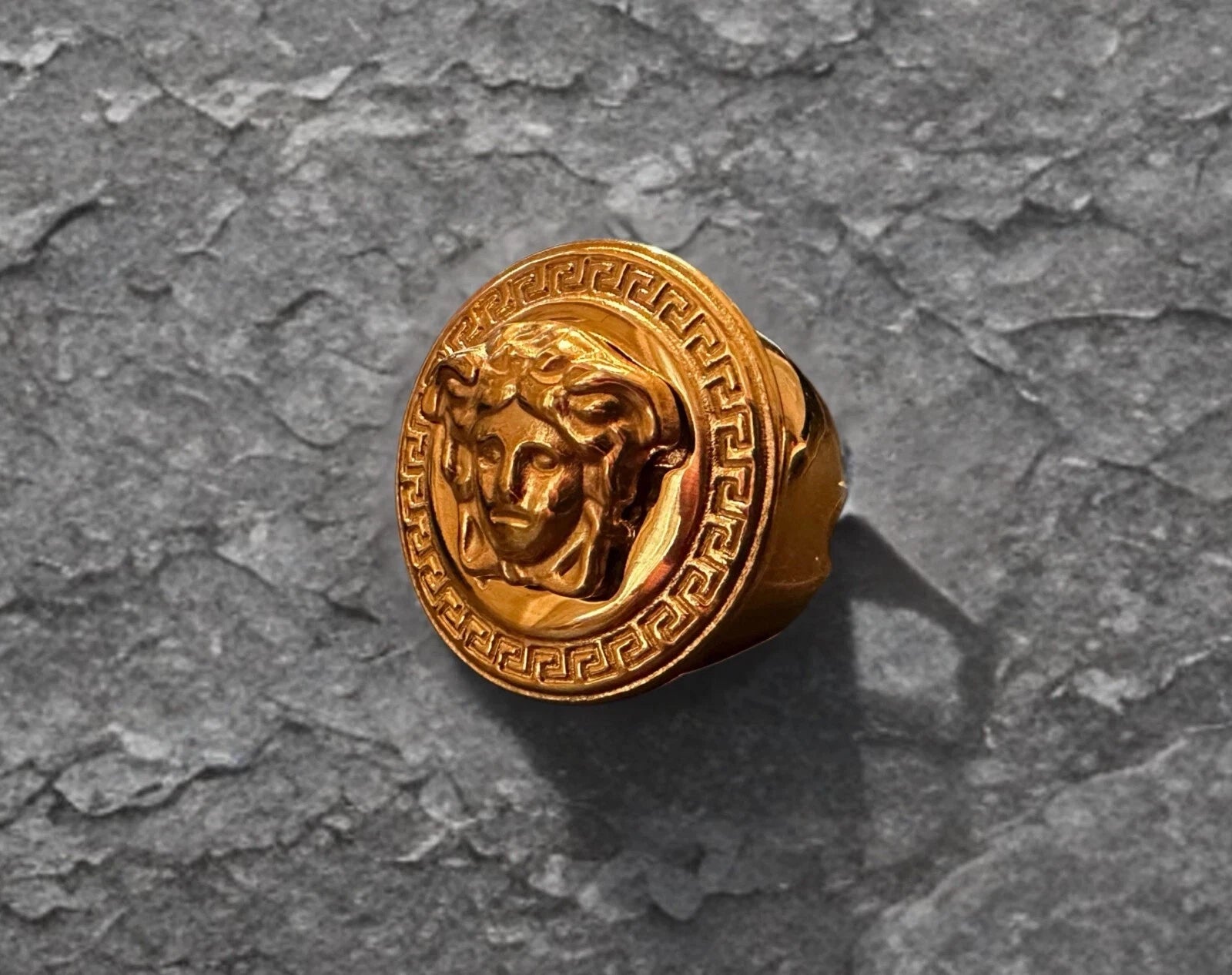XXL Medusa MASSIVE Statement Piece Ring Ultra Heavy- Gold