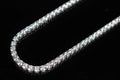 4mm Tennis Chain 70ct Lab Sim VVS1 Diamond Necklace